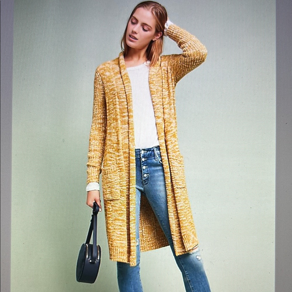 Anthropologie Abigail Marled Cardigan